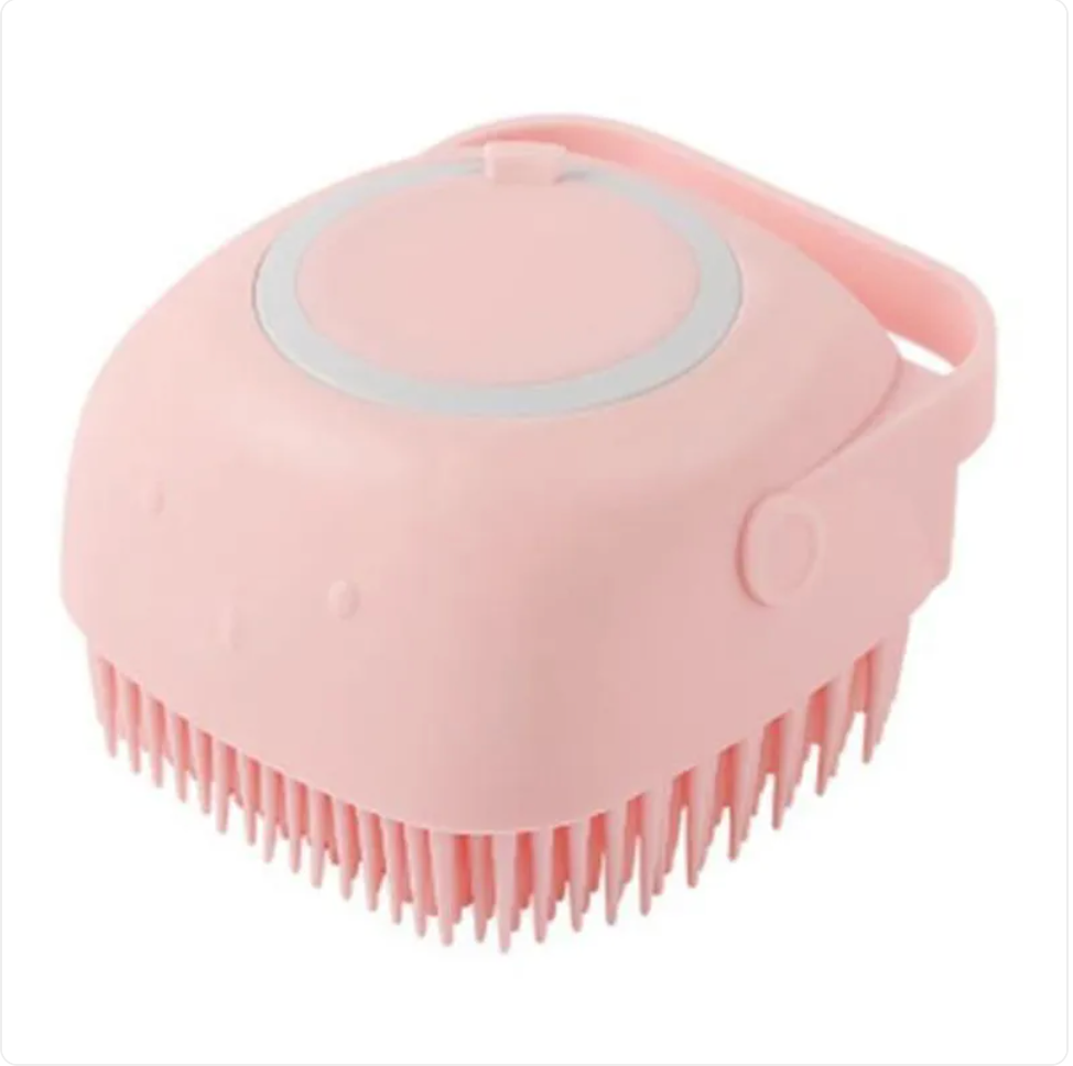 Cepillo de Baño de Silicona para Mascotas