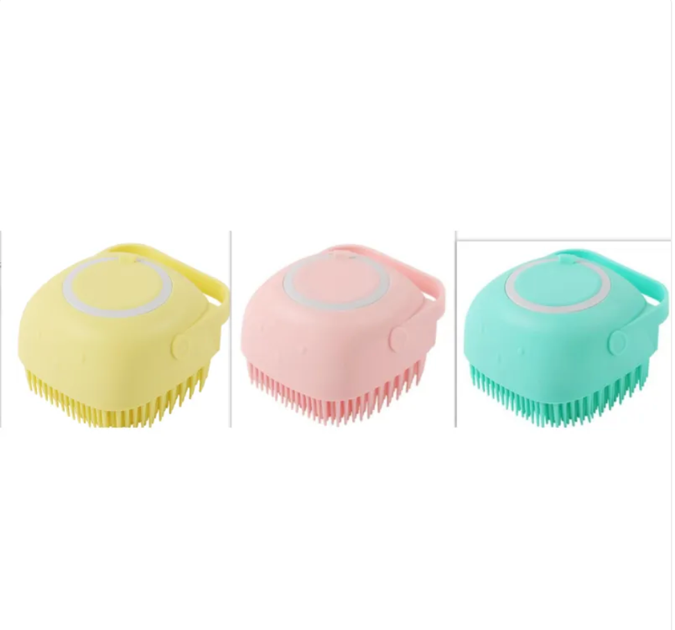 Cepillo de Baño de Silicona para Mascotas