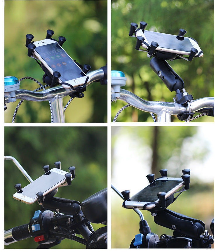 Soporte de Móvil Antirrobo para Moto y Bici - Acero Inoxidable