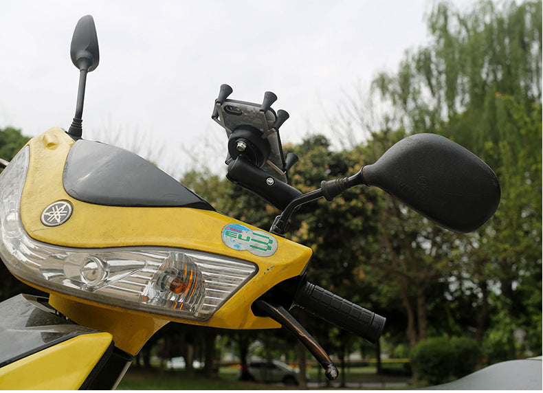 Soporte de Móvil Antirrobo para Moto y Bici - Acero Inoxidable