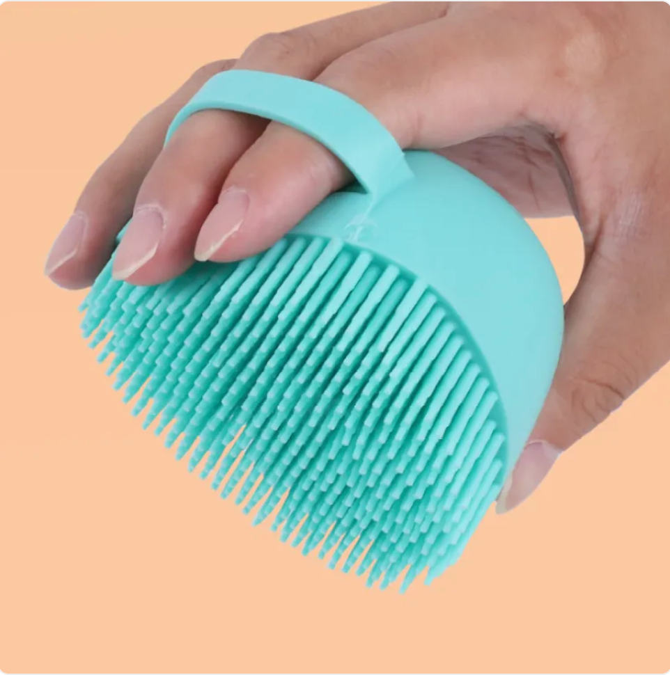 Cepillo de Baño de Silicona para Mascotas