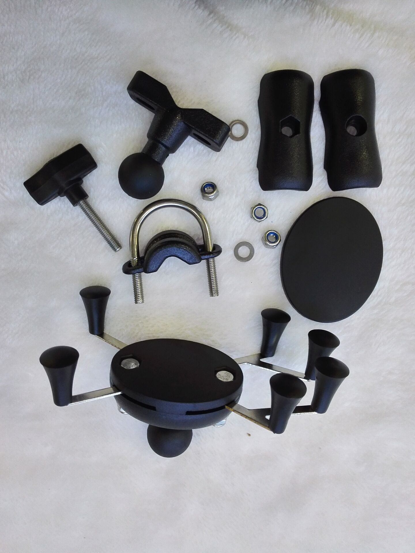 Soporte de Móvil Antirrobo para Moto y Bici - Acero Inoxidable