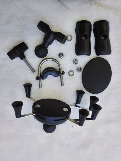 Soporte de Móvil Antirrobo para Moto y Bici - Acero Inoxidable