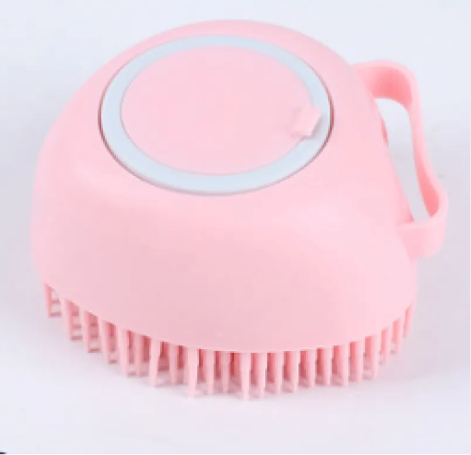 Cepillo de Baño de Silicona para Mascotas