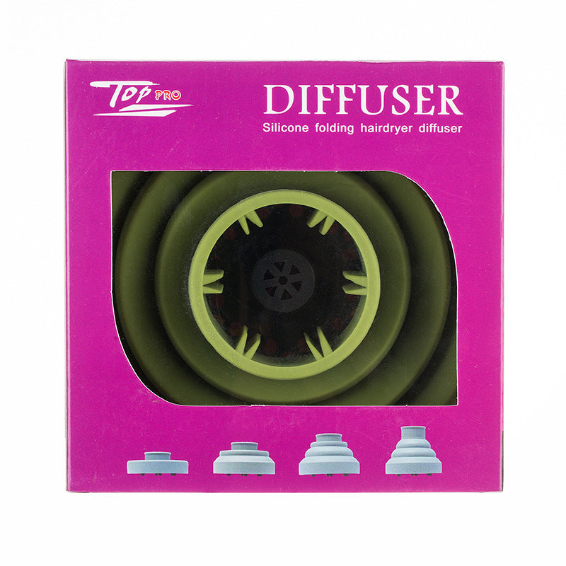 Difusor de silicona plegable para secador de pelo — imagen 8 de 10