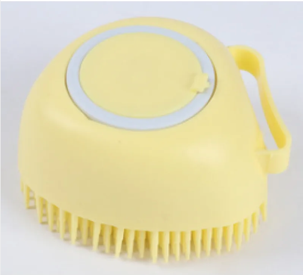 Cepillo de Baño de Silicona para Mascotas