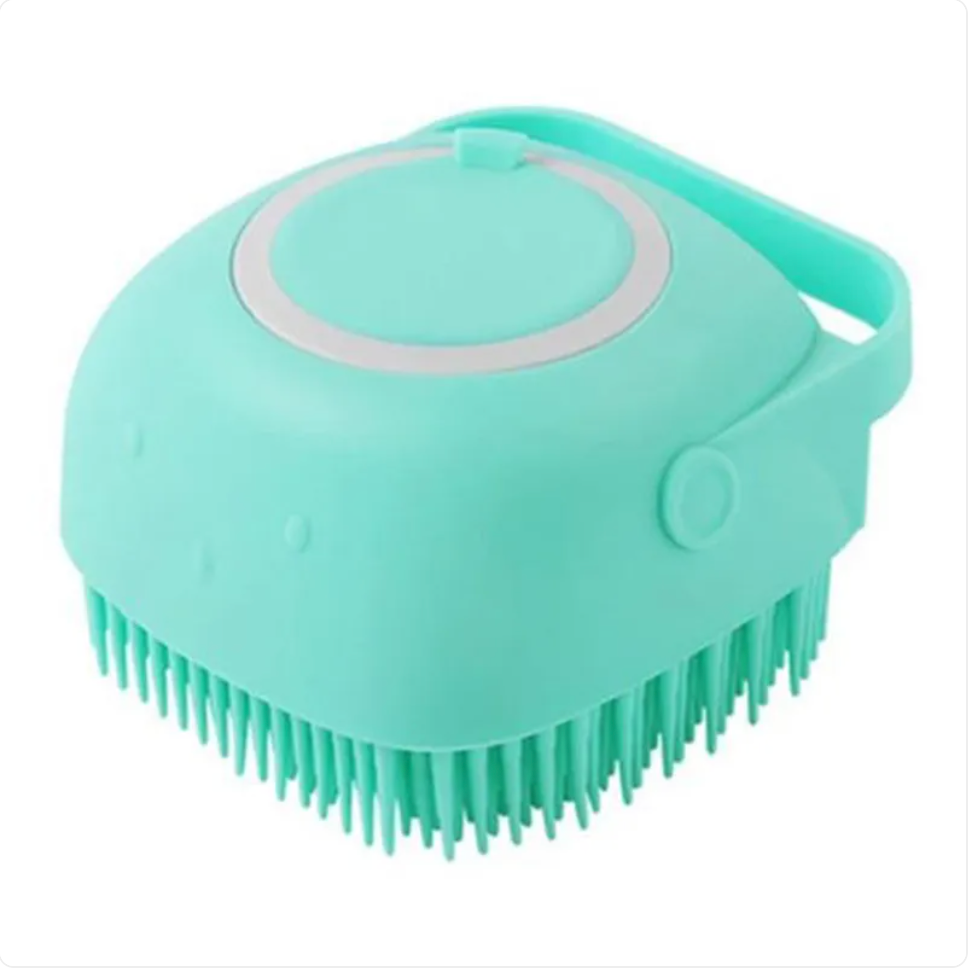 Cepillo de Baño de Silicona para Mascotas