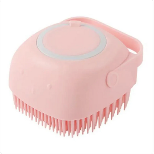 Cepillo de Baño de Silicona para Mascotas