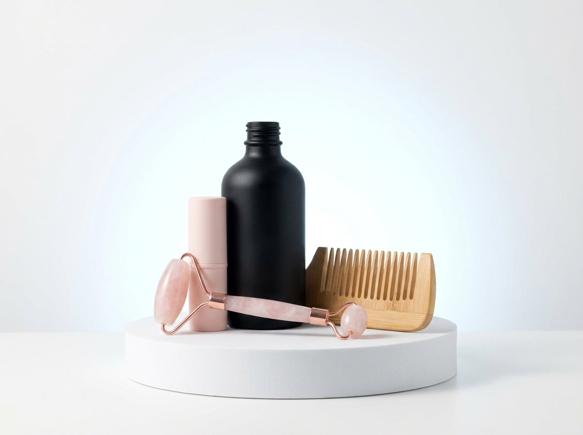 Selección de productos de belleza y cuidado personal de EchoVibe